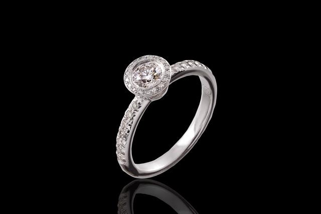 סוליטרים - טבעות אירוסין - SRE-2225 AW